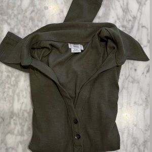 Urban Outfitters BDG ribbed polo long sleeve size small